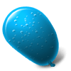 Blue Water Balloon