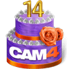 Celebrate 14 Years With CAM4
